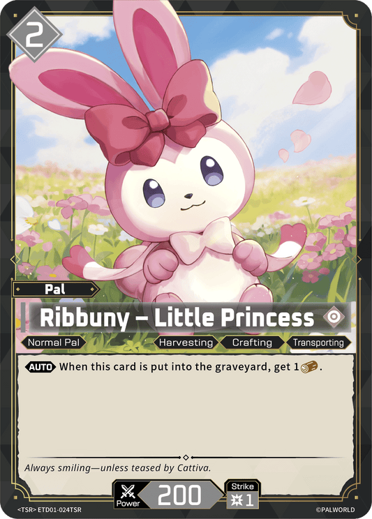 Palworld TCG - Ribbuny – Little Princess [ETD01-024TSR]