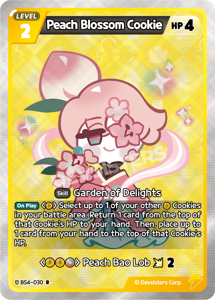 CookieRun TCG - Peach Blossom Cookie [BS4-030 R]