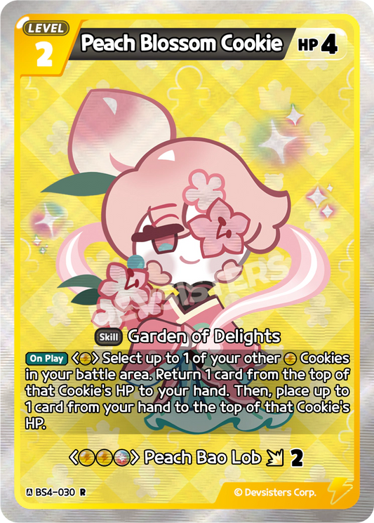 CookieRun TCG - Peach Blossom Cookie [BS4-030 R]