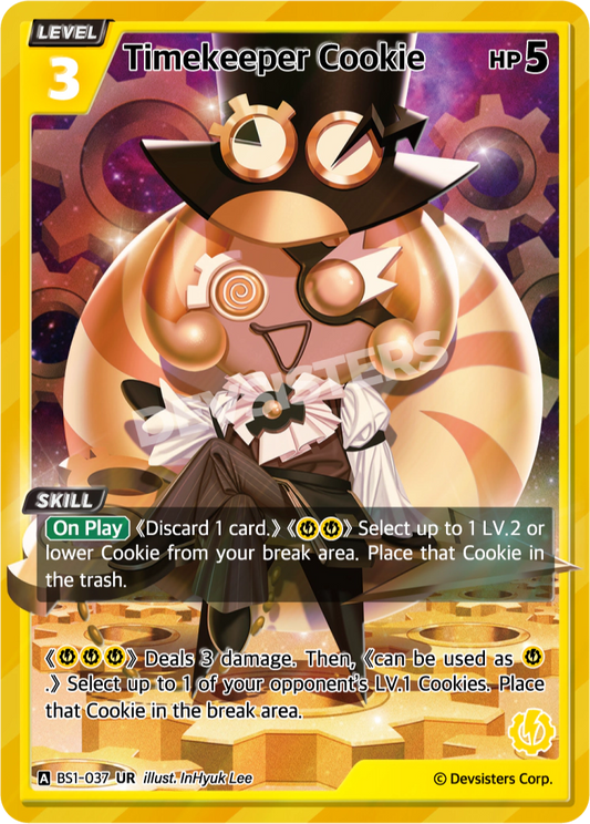 CookieRun TCG - Timekeeper Cookie [BS1‑037 UR]