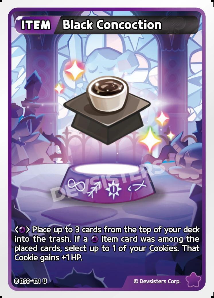 CookieRun TCG - Black Concoction [BS8-121 U]