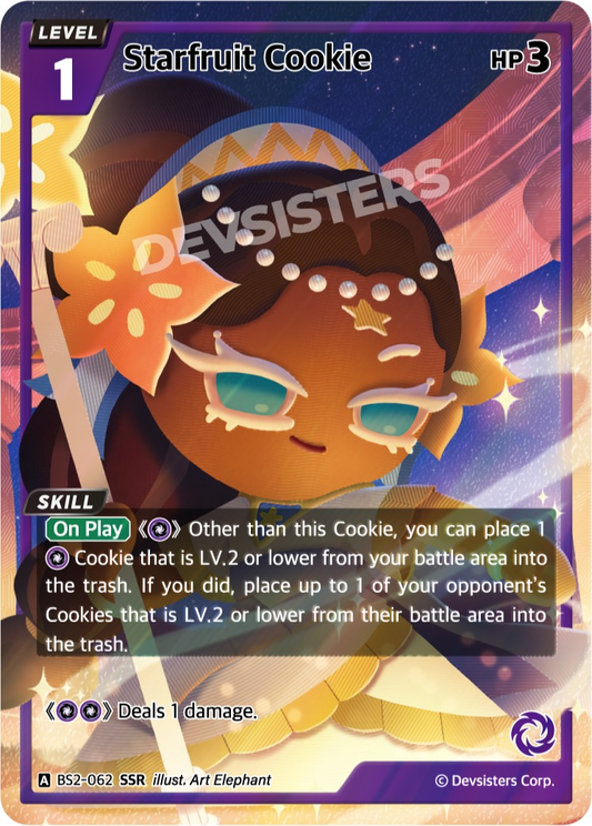 CookieRun TCG - Starfruit Cookie [BS2-062 SSR]