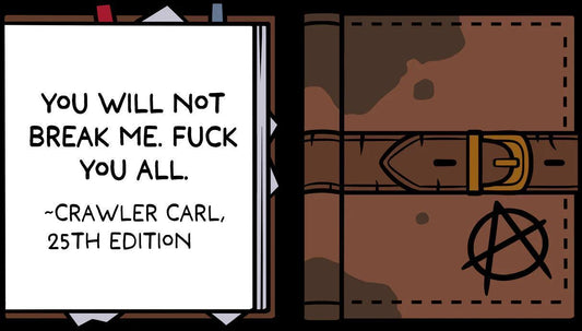 Dungeon Crawler Carl: Dungeon Anarchist's Cookbook Enamel Pin