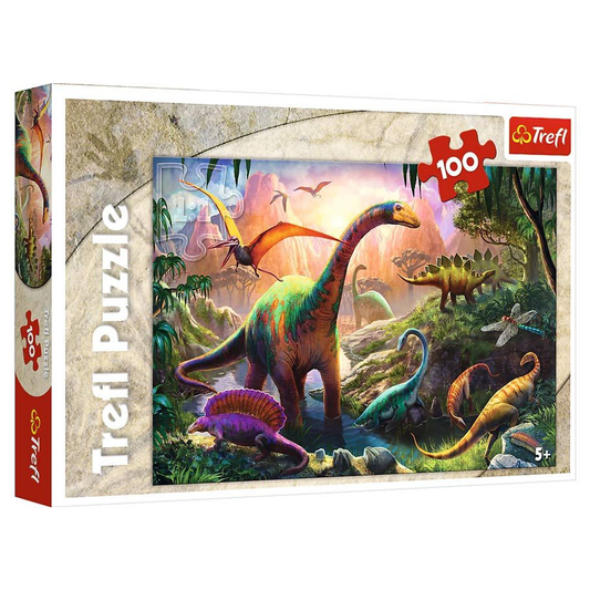 Trefl Red - Dinosaurs' Land Puzzle (100 Piece)
