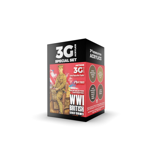 AK Interactive - 3G Special Set: WWI British Uniforms (4ct)