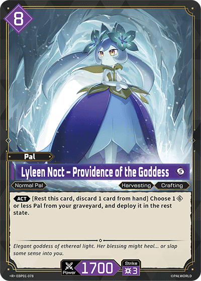 Palworld TCG - Lyleen Noct – Providence of the Goddess [EBP01-078R]