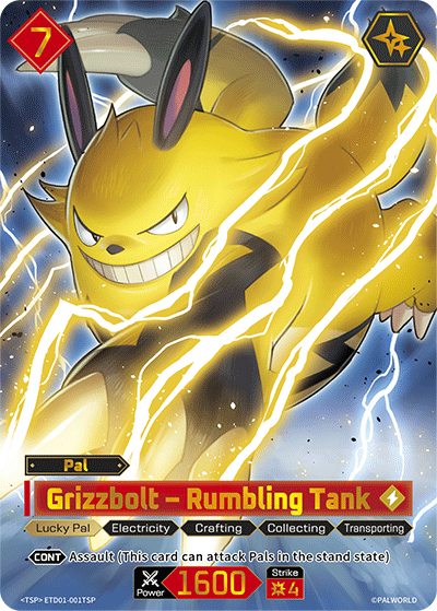Palworld TCG - Grizzbolt – Rumbling Tank [ETD01-001TSP]