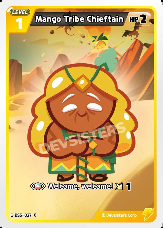 CookieRun TCG - Mango Tribe Chieftain [BS5-027 C]