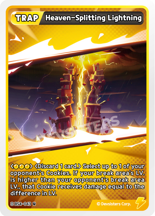 CookieRun TCG - Heaven-Splitting Lightening [BS4-043 U]