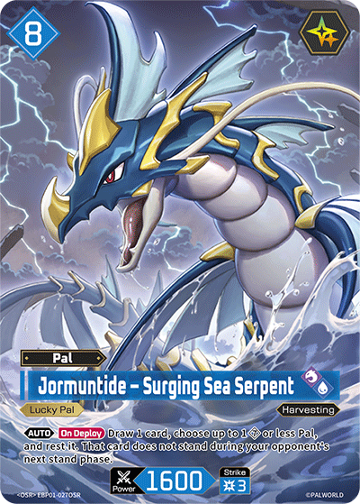 Palworld TCG - Jormuntide – Surging Sea Serpent [EBP01-027OSR]