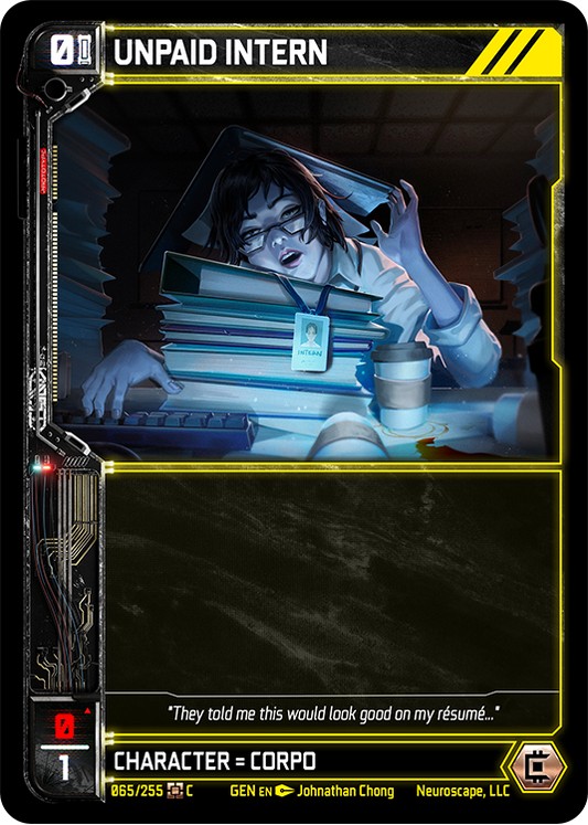 Neuroscape TCG - Unpaid Intern GEN-065