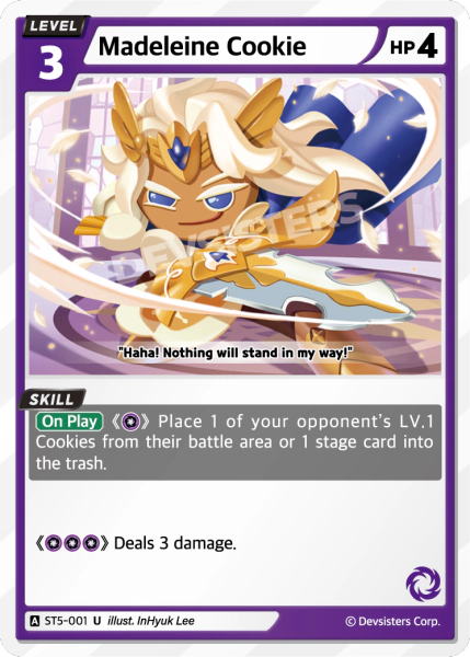 CookieRun TCG - Madeleine Cookie [ST5-001 U]