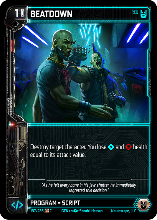Neuroscape TCG - Beatdown GEN-187