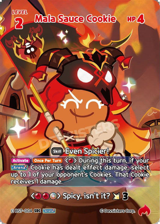 CookieRun TCG - Mala Sauce Cookie [BS7-004 SEC]