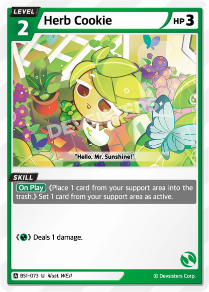 CookieRun TCG - Herb Cookie [BS1-073 U]