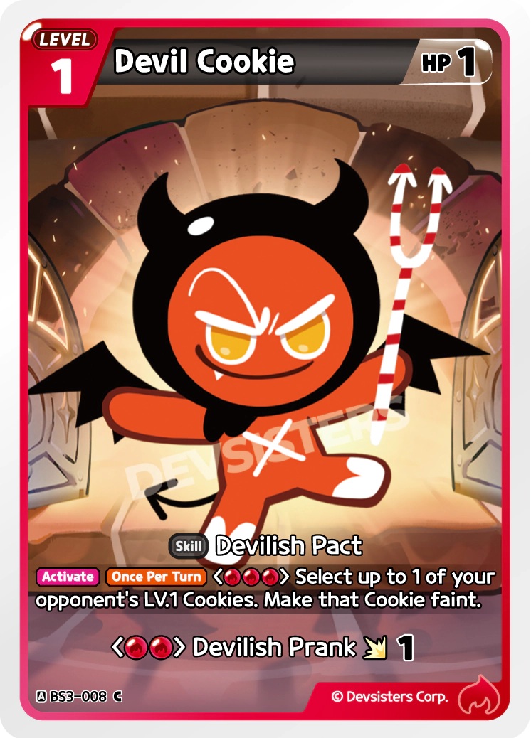 CookieRun TCG - Devil Cookie [BS3-008 C]