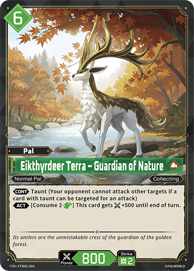 Palworld TCG - Eikthyrdeer Terra – Guardian of Nature [ETD02-005TD]