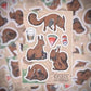 World of Trash - Waterproof Vinyl Sticker Sheets
