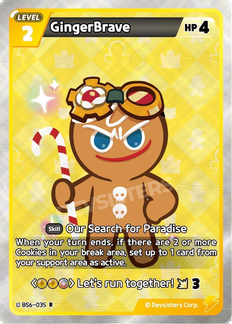 CookieRun TCG - GingerBrave [BS6-035 R]