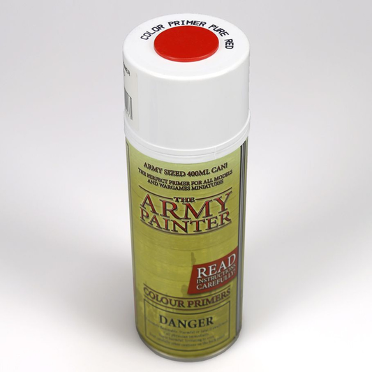 The Army Painter - Primer: Colour Pure Red (400ml)
