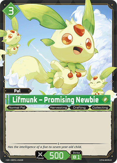 Palworld TCG - Lifmunk – Promising Newbie [EBP01-056SR]