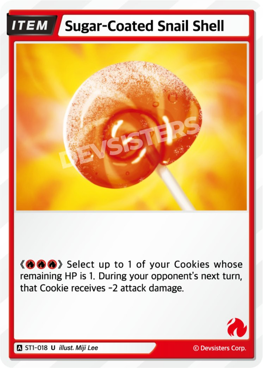 CookieRun TCG - Sugar Coated Snail Shell [ST1-018 U]