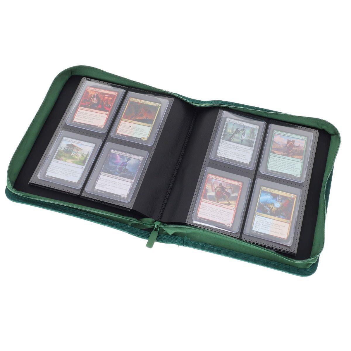 BCW - Z-Folio 4-Pocket LX Album: Toploaders, Green