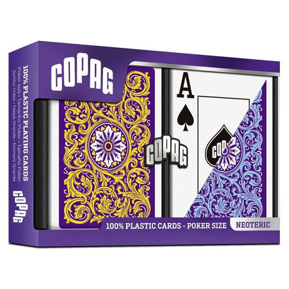 COPAG: Neoteric: Plastic Poker Size Jumbo Index 2-Pack Playing Cards