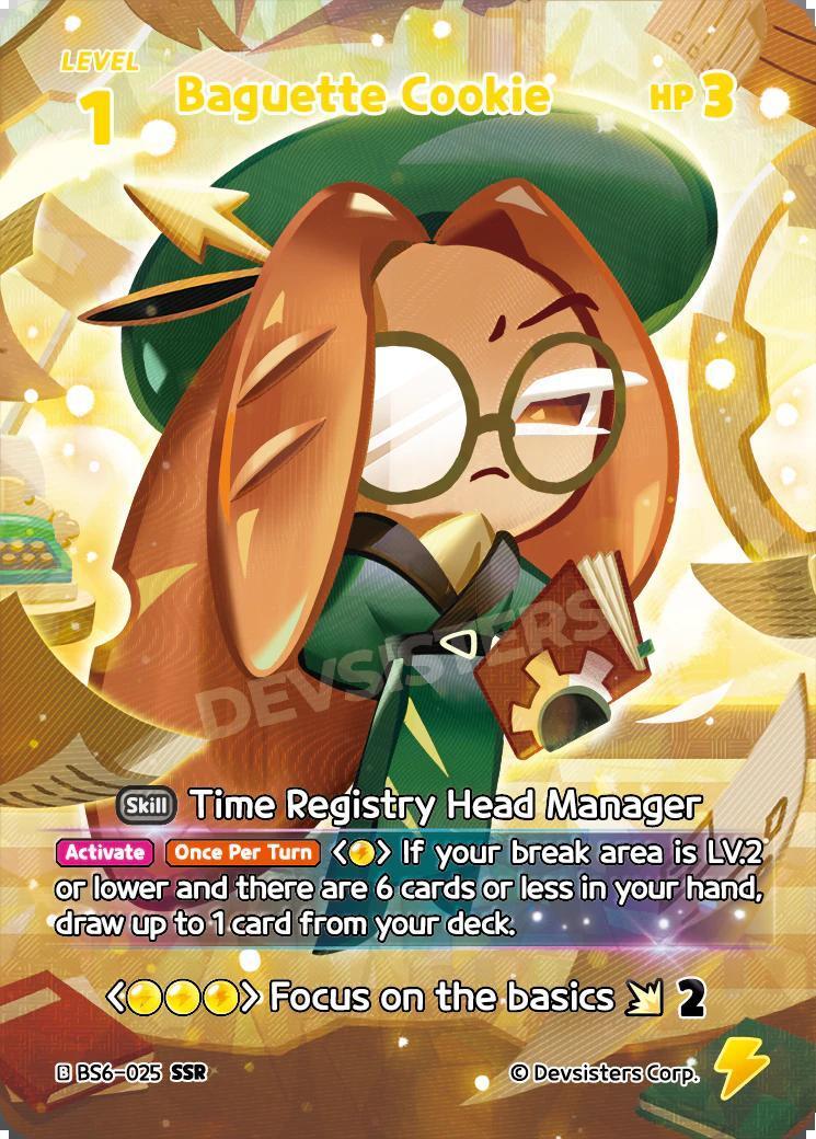 CookieRun TCG - Baguette Cookie [BS6-025 SSR]