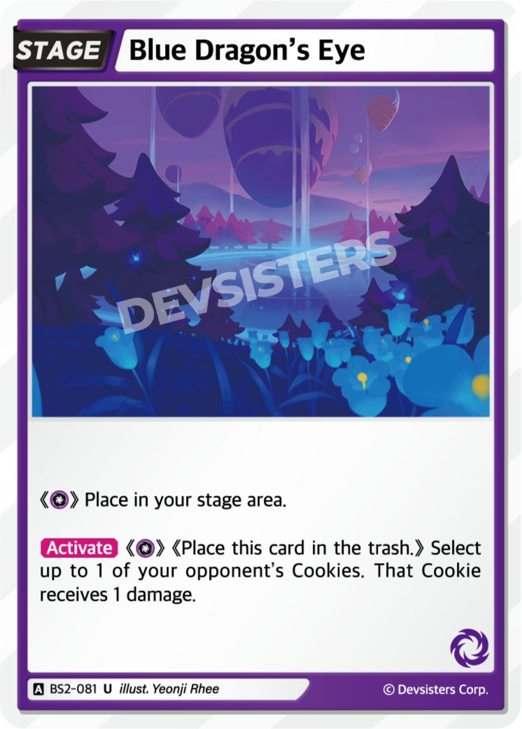 CookieRun TCG - Blue Dragon's Eye [BS2-081 U]