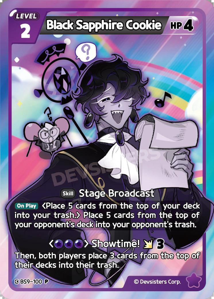 CookieRun TCG - Black Sapphire Cookie [BS9-100 P]