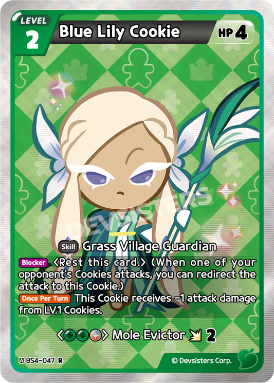 CookieRun TCG - Blue Lily Cookie [BS4-047 R]