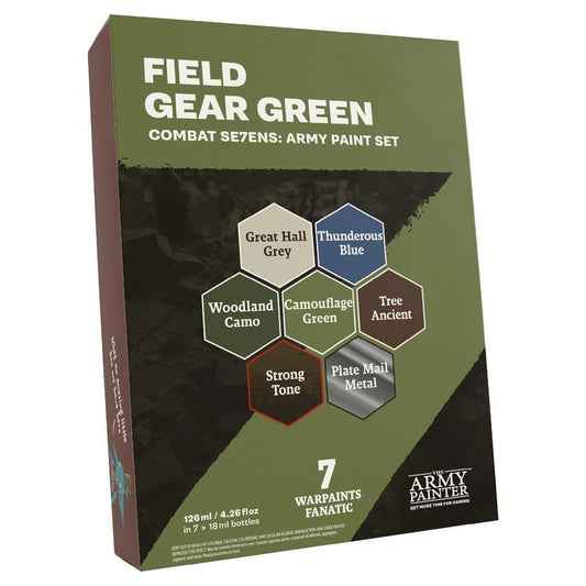 The Army Painter - Warpaints Combat Se7ens: Field Gear Green