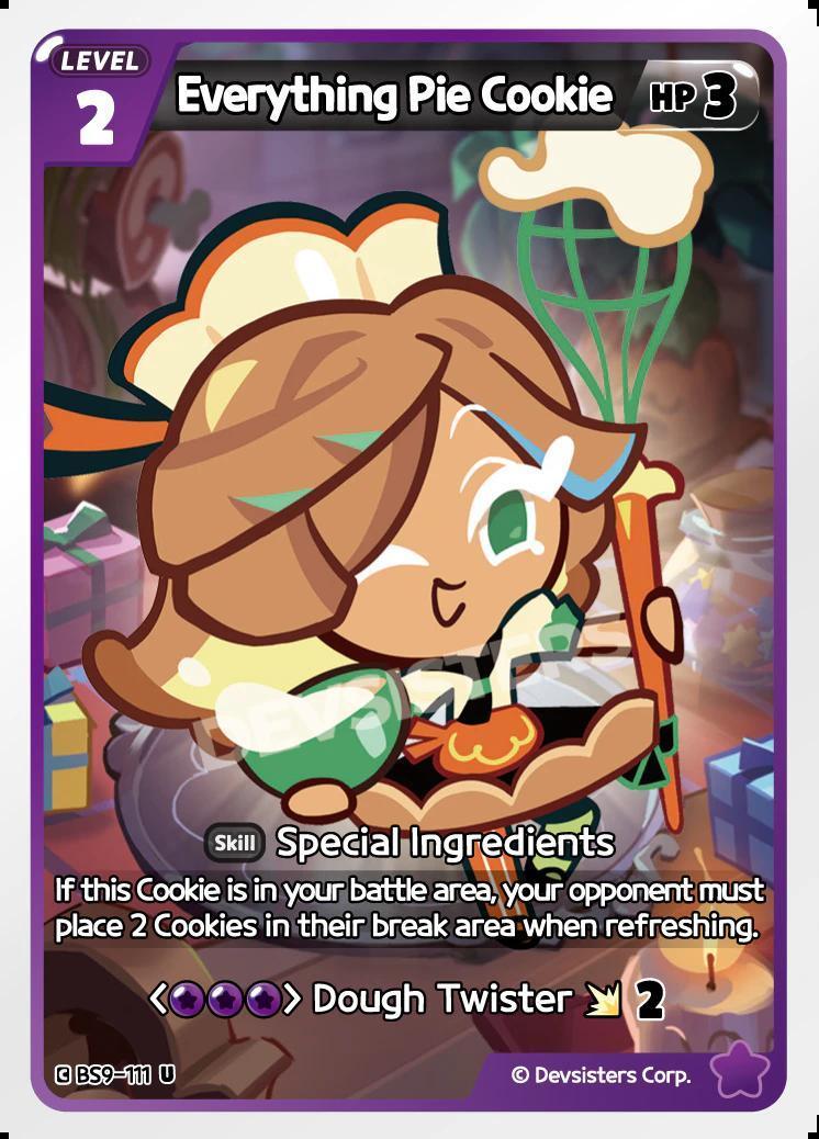 CookieRun TCG - Everything Pie Cookie [BS9-111 U]