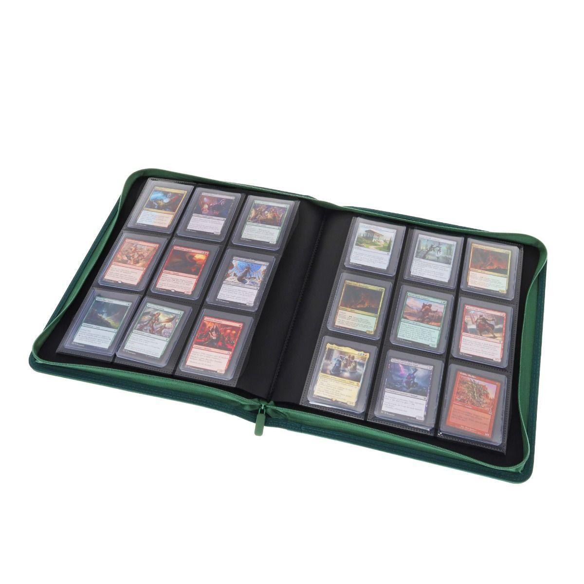 BCW - Z-Folio 9-Pocket LX Album: Toploaders, Green