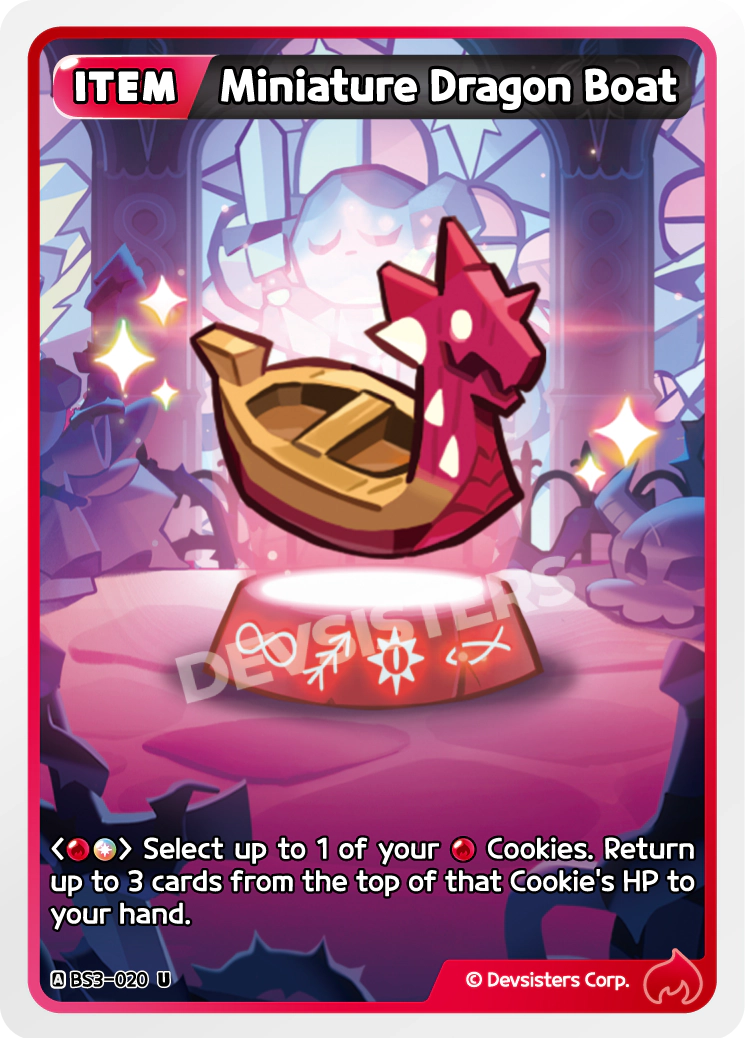 CookieRun TCG - Miniature Dragon Boat [BS3-020 U]