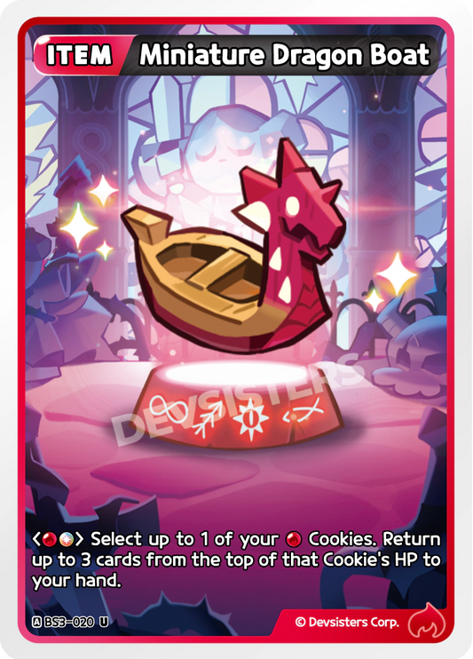 CookieRun TCG - Miniature Dragon Boat [BS3-020 U]
