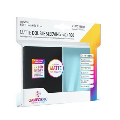 GameGenic - MATTE Double Sleeving Pack 100 count