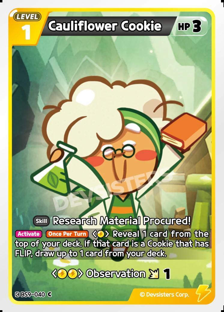 CookieRun TCG - Cauliflower Cookie [BS9-040 C]