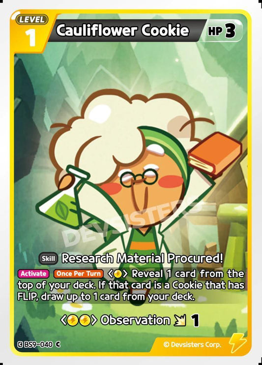 CookieRun TCG - Cauliflower Cookie [BS9-040 C]