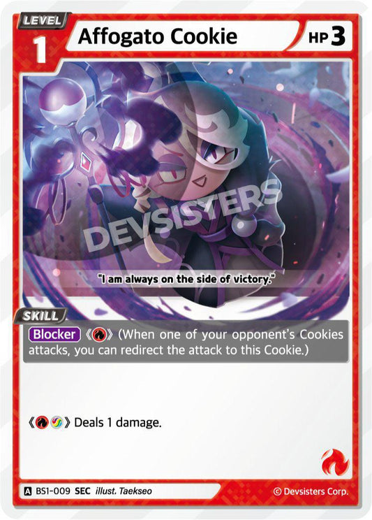 CookieRun TCG - Affogato Cookie [BS1‑009 SEC]