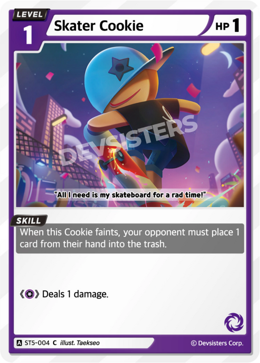 CookieRun TCG - Skater Cookie [ST5-004 C]