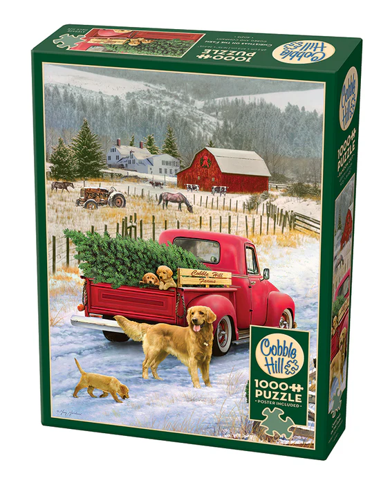 Cobble Hill - Christmas on the Farm Puzzle (1000 Piece)