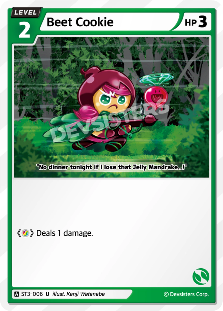 CookieRun TCG - Beet Cookie [ST3-006 U]