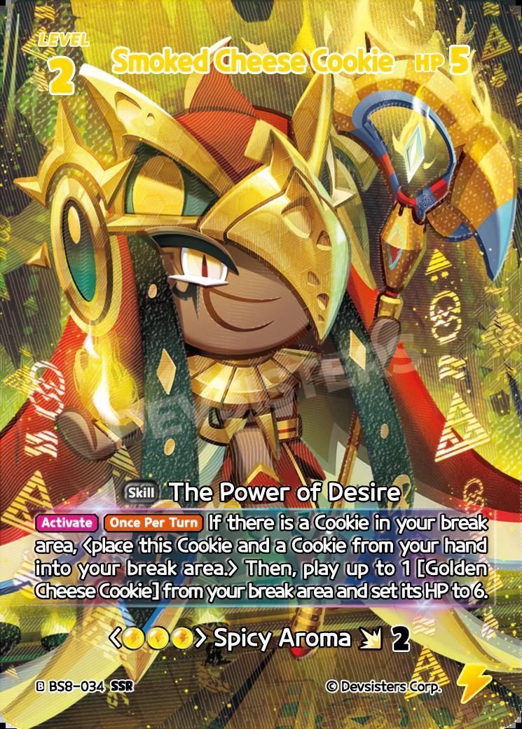 CookieRun TCG - Smoked Cheese Cookie [BS8-034 SSR]