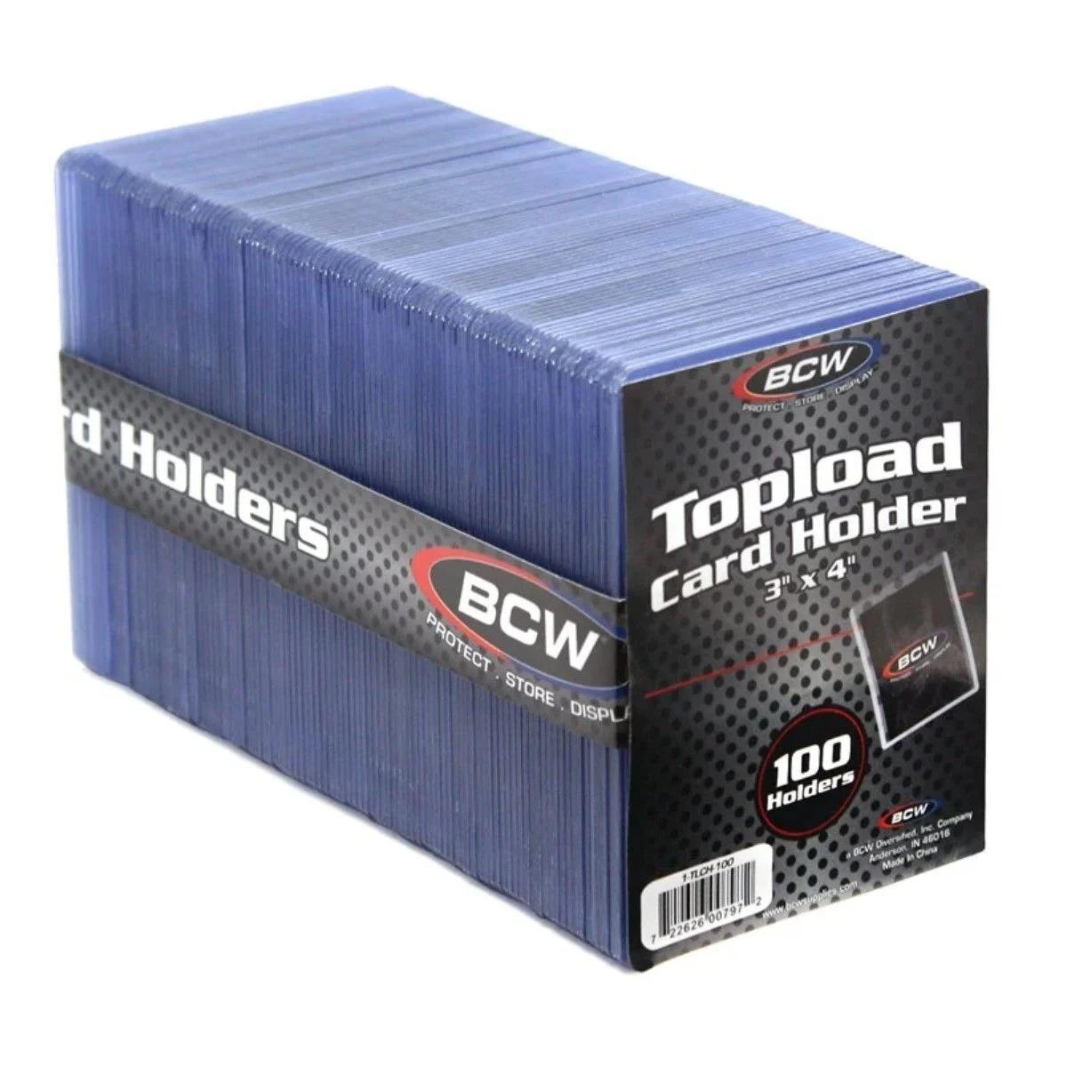 BCW - 3x4 Topload Card Holder - Standard (100 Count Pack)