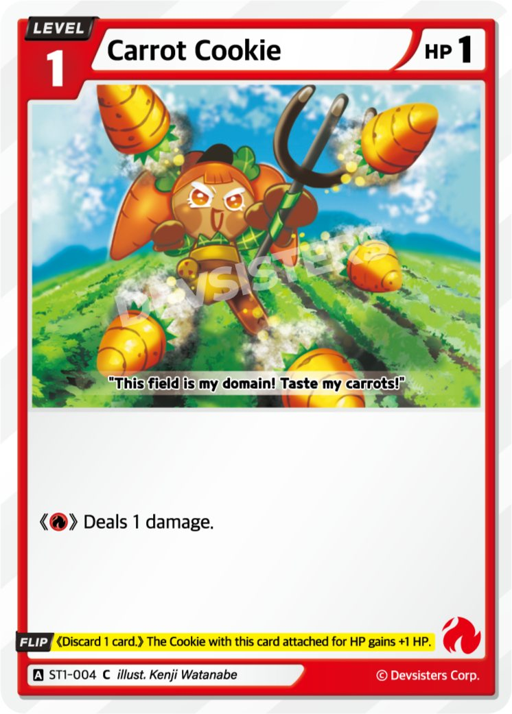 CookieRun TCG - Carrot Cookie [ST1-004 C]