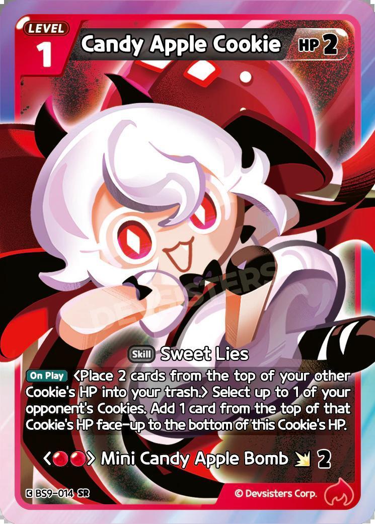 CookieRun TCG - Candy Apple Cookie [BS9-014 SR]