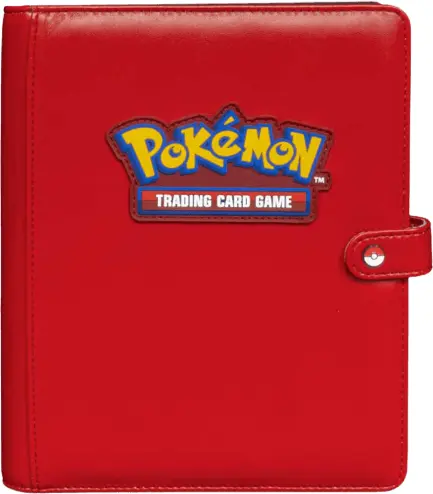 Ultra-PRO - Pokemon 4 Pocket: Red Premium Snap Binder with Logo