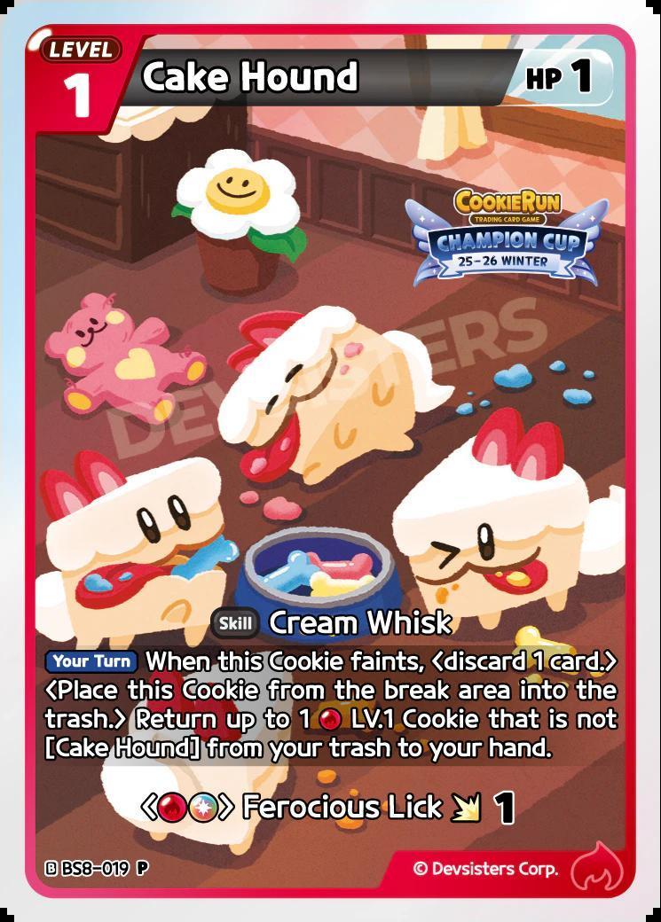 CookieRun TCG - Cake Hound [BS8-019 P]